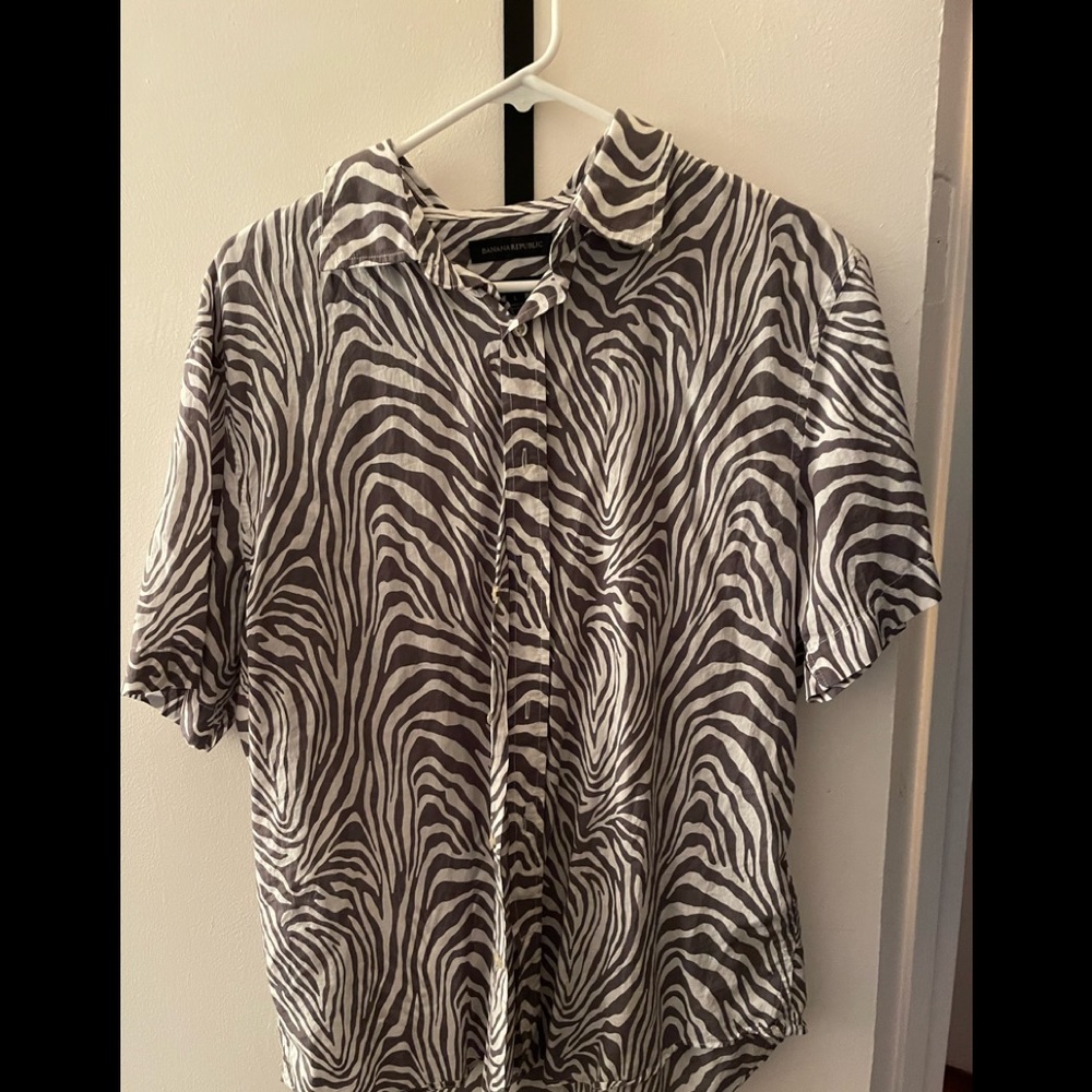 Zebra print shirt